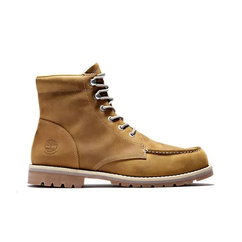 Timberland Redwood Falls Waterproof Moc Toe Boot 'Wheat Full Grain'-1