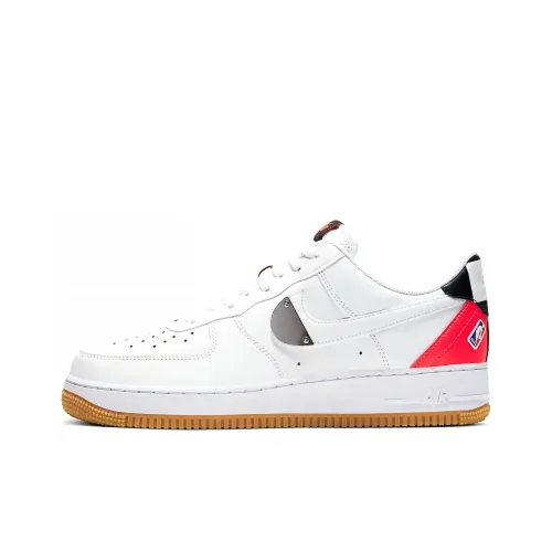 Nba X Nike Air Force 1 Skateboard Shoes Men Low-Top Red/White/Black