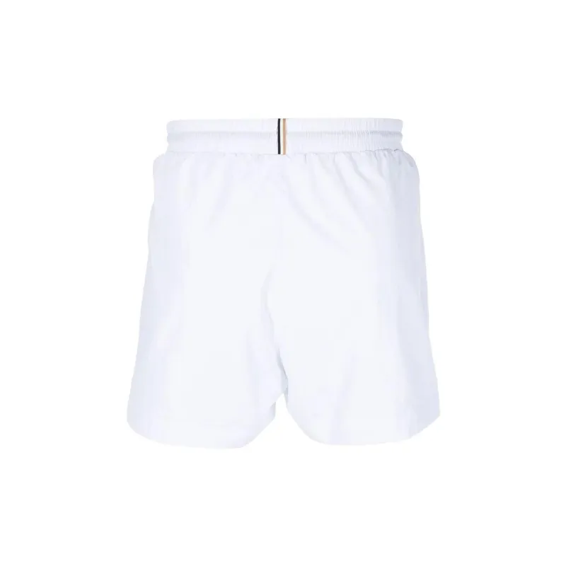 BOSS Logo print Drawstring Swim Shorts-1