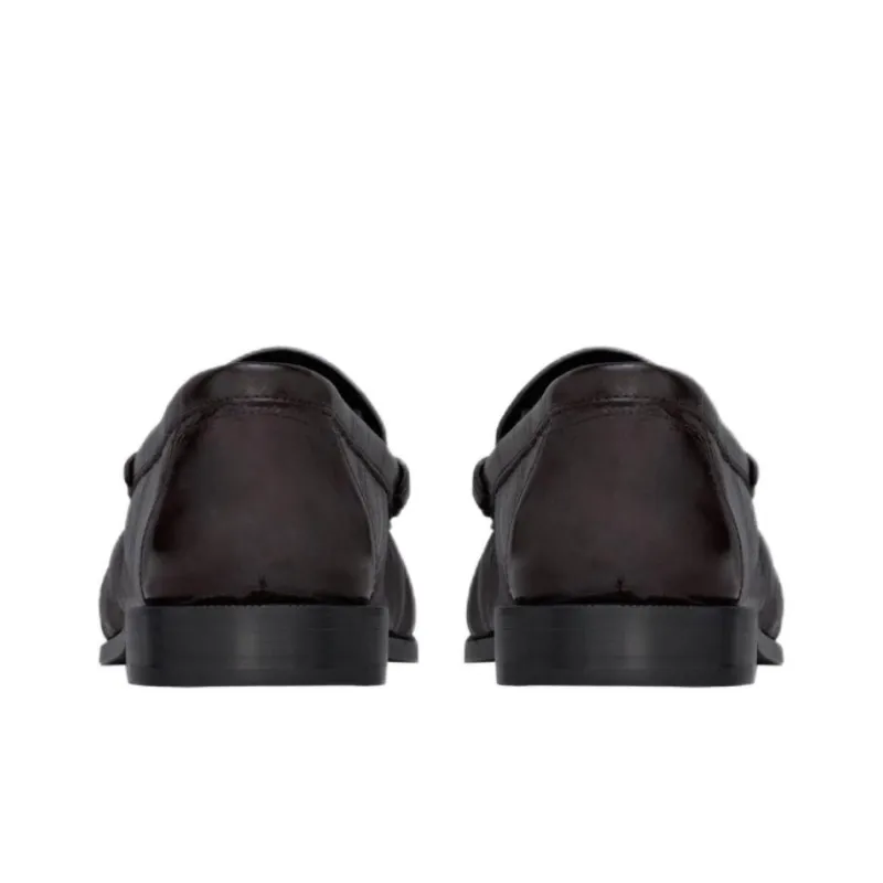 SAINT LAURENT Le Loafer Leather Shoes-4