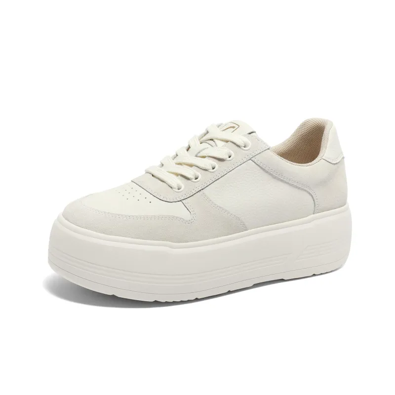 Senda Skateboard Shoes Women's Low Top White-1