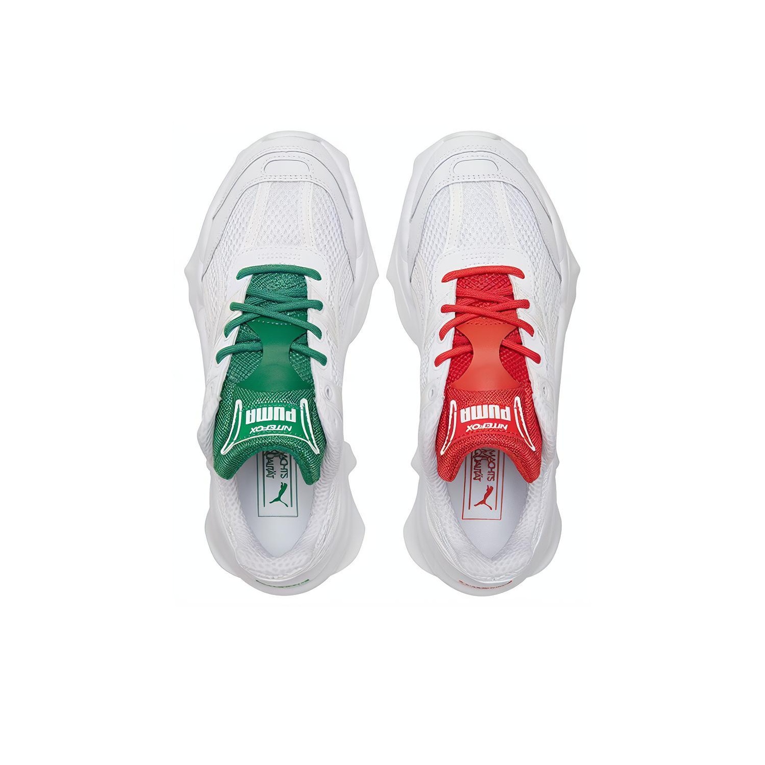 Puma thunder red green on sale