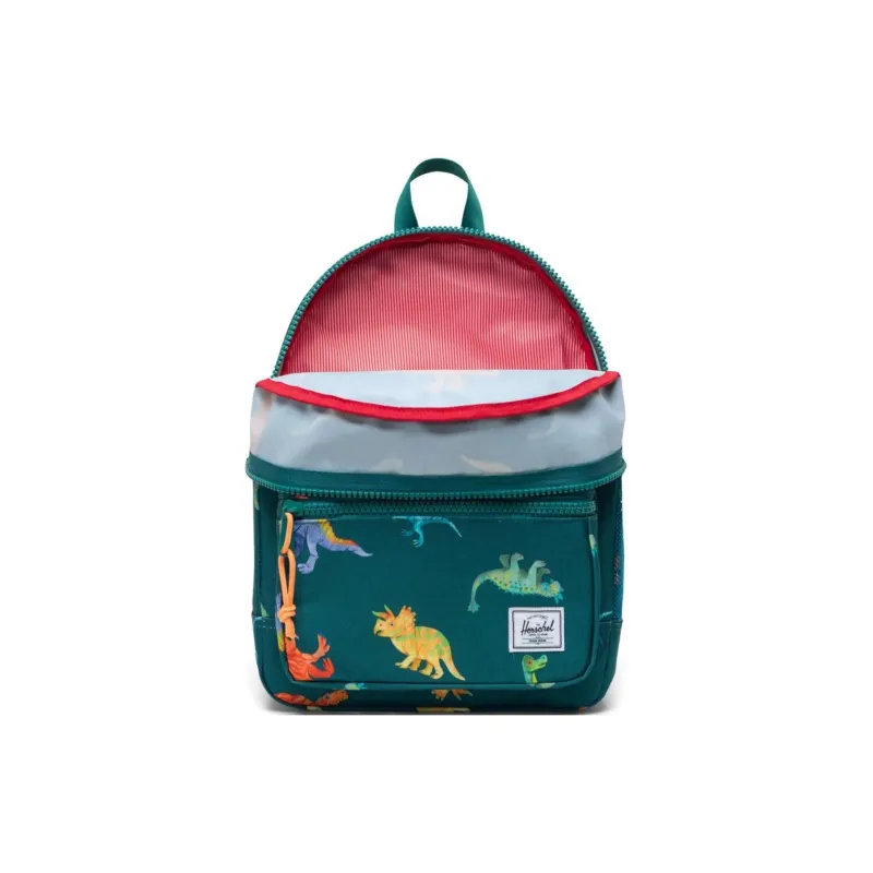 Herschel Natural Fabric Backpack Regular Men's Green Dinosaur-3