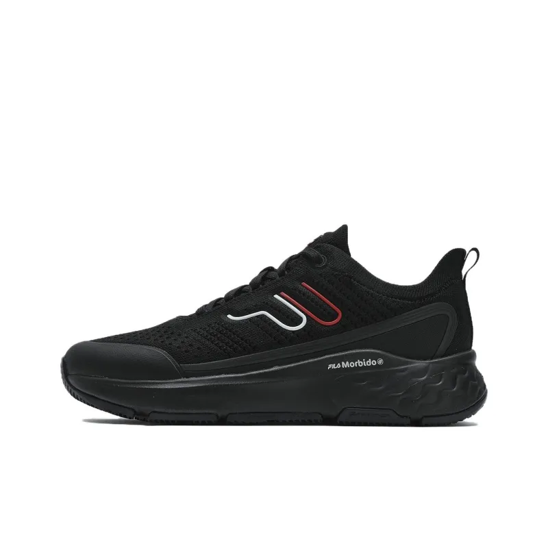FILA MIND 7 Cushioned Slip Resistant Low Top Training Running Shoes Women's Black-0