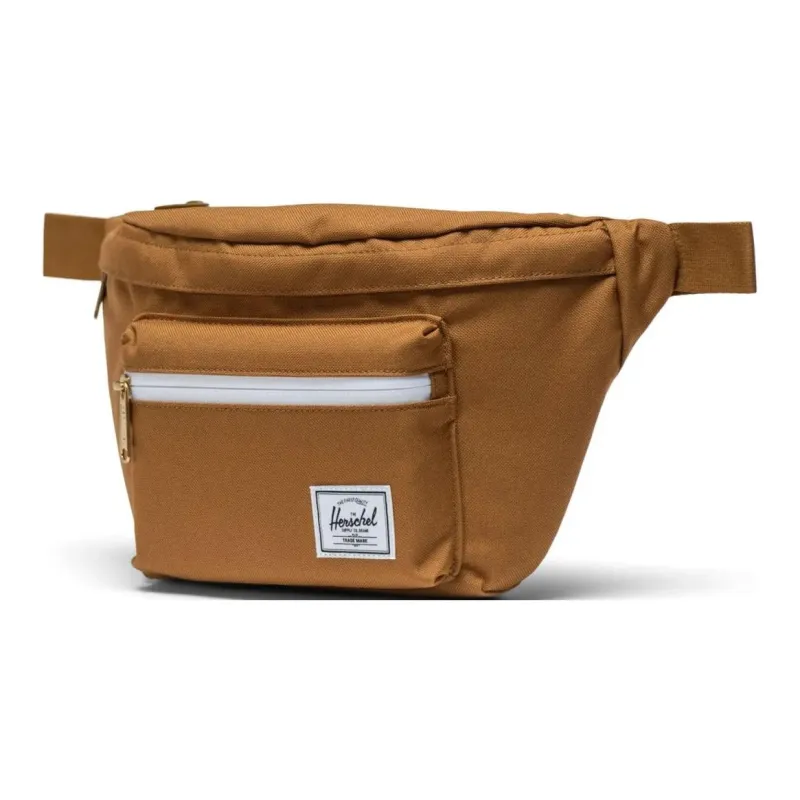 Herschel Recycled Fabric Sling Bags One Shoulder Crossbody Fanny Pack Unisex Bronze Brown-1