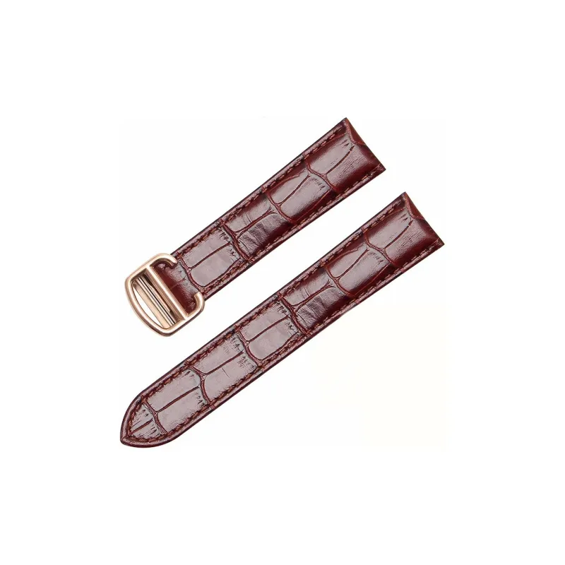 Gangjue Cartier Compatibility Watch Band Genuine Leather Material-7