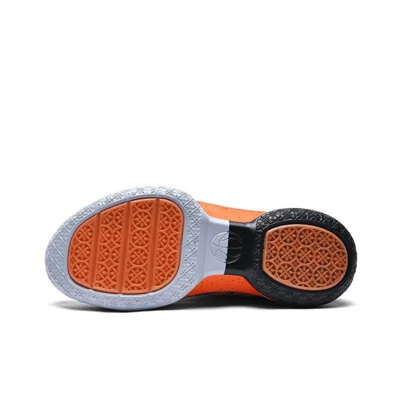 GQWE Anti-Slip And Wear-Resistant Breathable Cushioning High-Top Basketball Shoes Men's-4