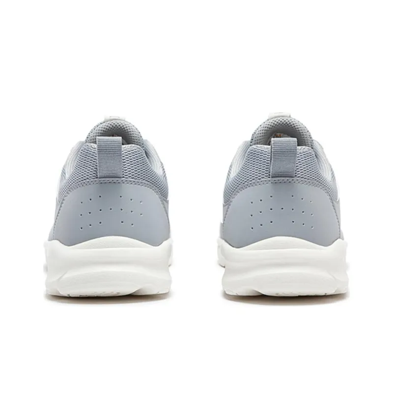361° Slip-Resistant Breathable Low-Top Running Shoes Men's Gray White-3