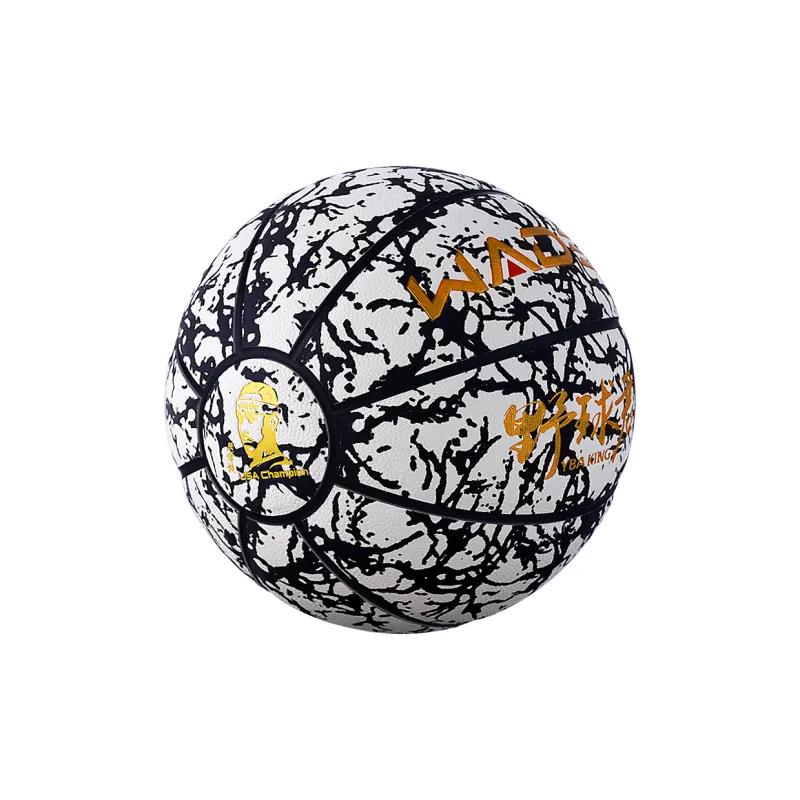 WADE x YBAKING Size 7 Indoor And Outdoor All Street Glow In The Dark Reflective Training And Competition Basketball PU-9