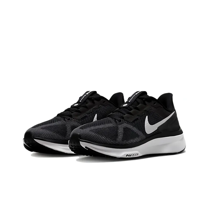 Nike Air Zoom Structure 25 Black White Women's-2