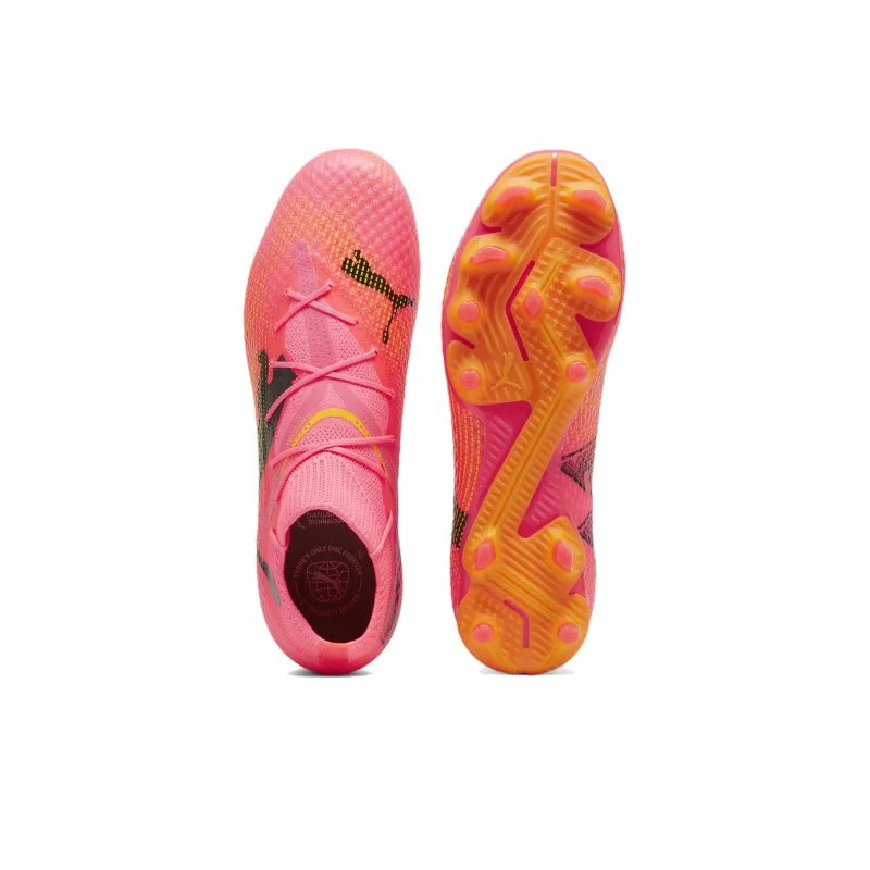 PUMA Future 7 Pro FG/AG Lace Up Soccer Sneakers 'Pink'-3