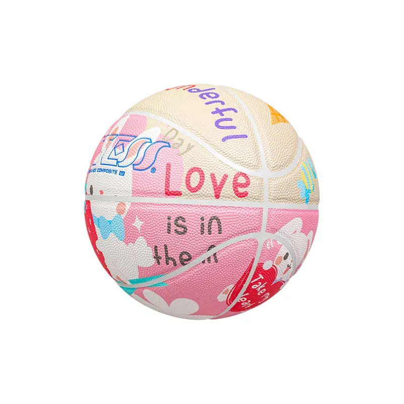 WITESS Eyewitness Series PU Basketball Pink Size 7 Training Unisex-3