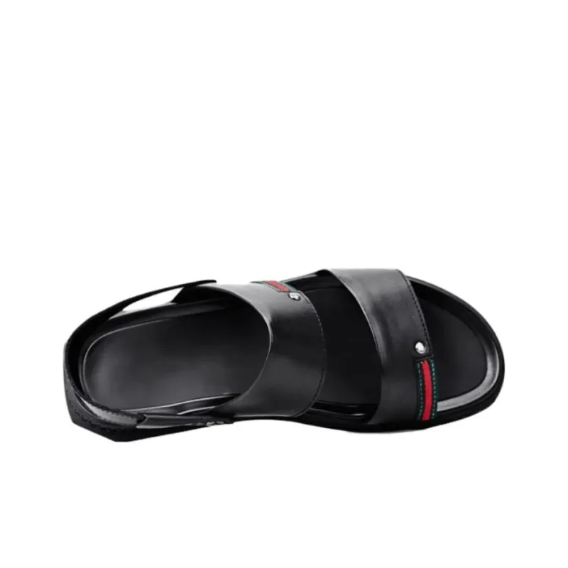 Voguhomme Beach Sandals Men's Black-2