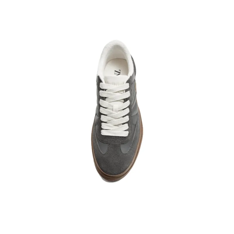ZARA Low-Top Skateboard Shoes Men's Multicolor-3