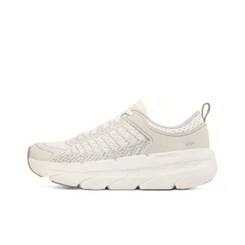Skechers Max Cushioning Premier Low Top Running Shoes White/Grey Women's