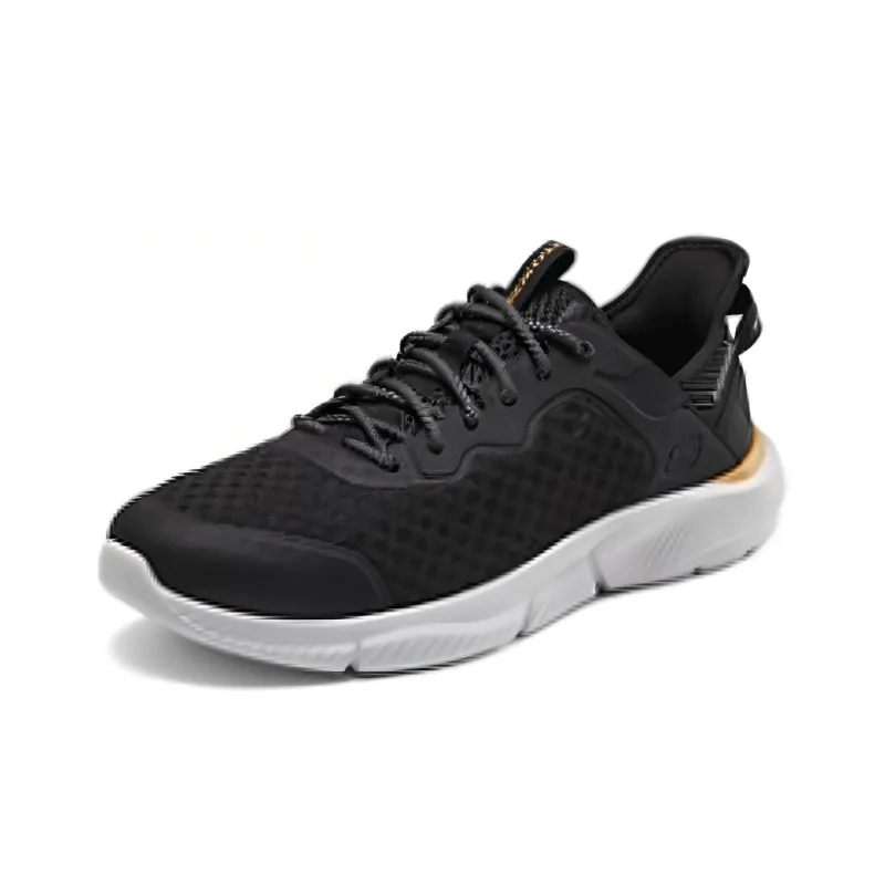 Skechers Cushioning Moisture Wicking Low Top Casual Running Shoes Men's Black-2