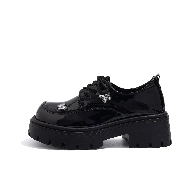 HUANQIU Loafers Women's Black-0
