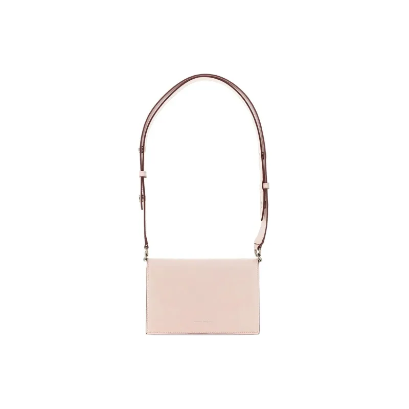 Alexander McQueen Skull Calfskin Handbag Shoulder Bag Small Size Women's Pink-5