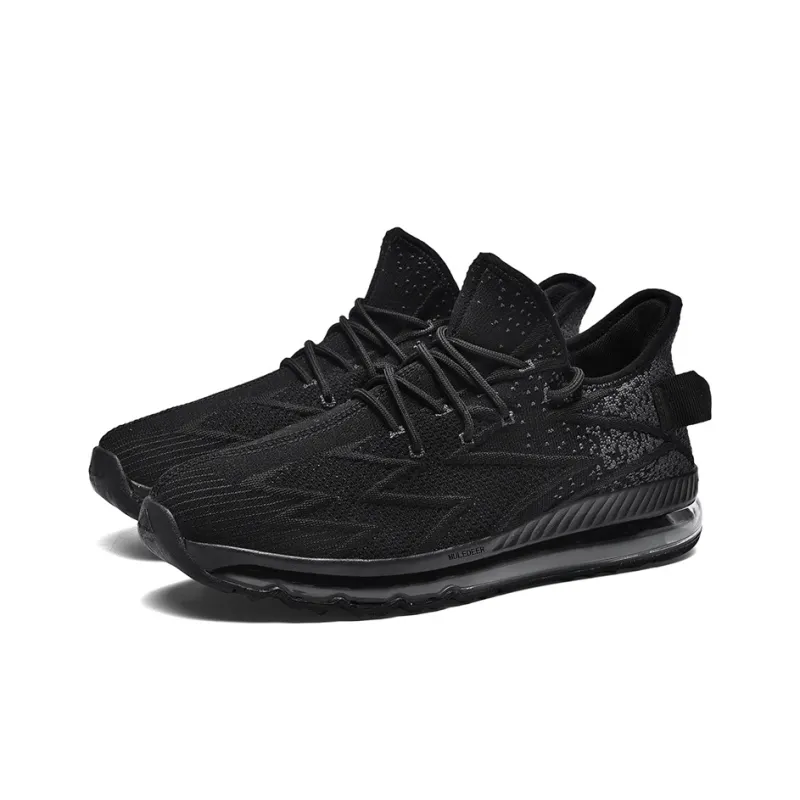 Black tailed Deer Breathable Low Top Running Shoes Men's-7