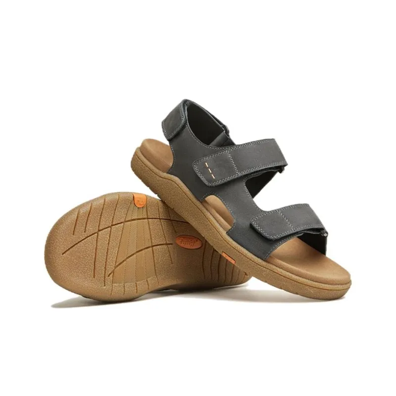 BATA Beach Sandals Men Black, Brown-4