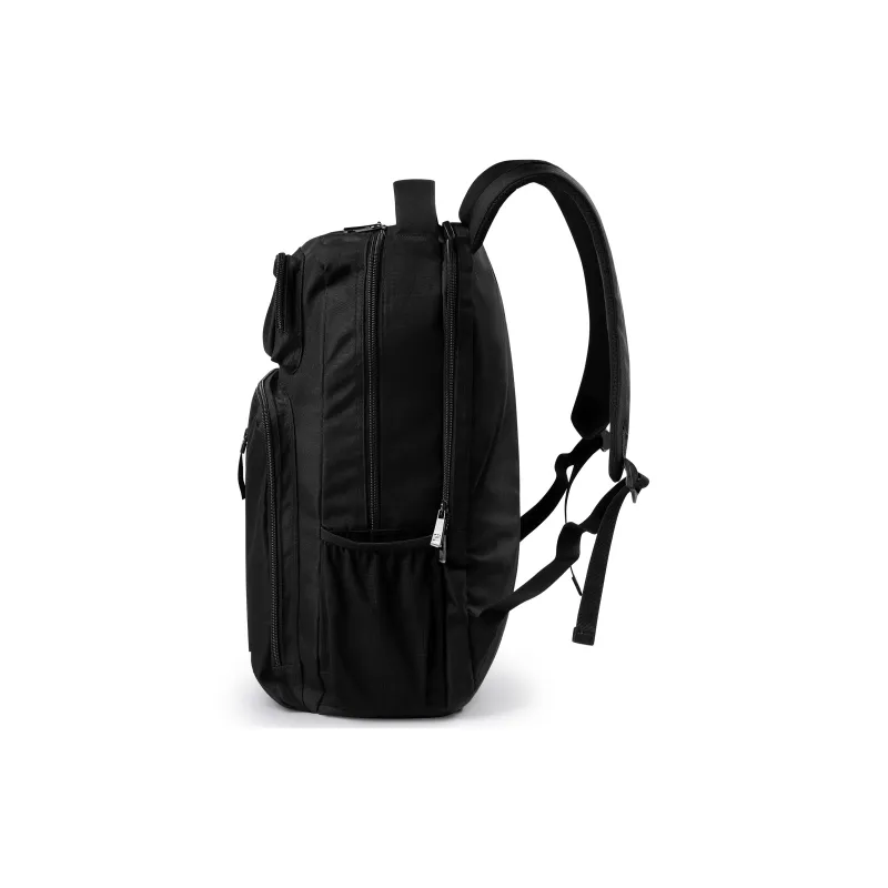 SAIQI Polyester Backpack Regular Unisex Black-2