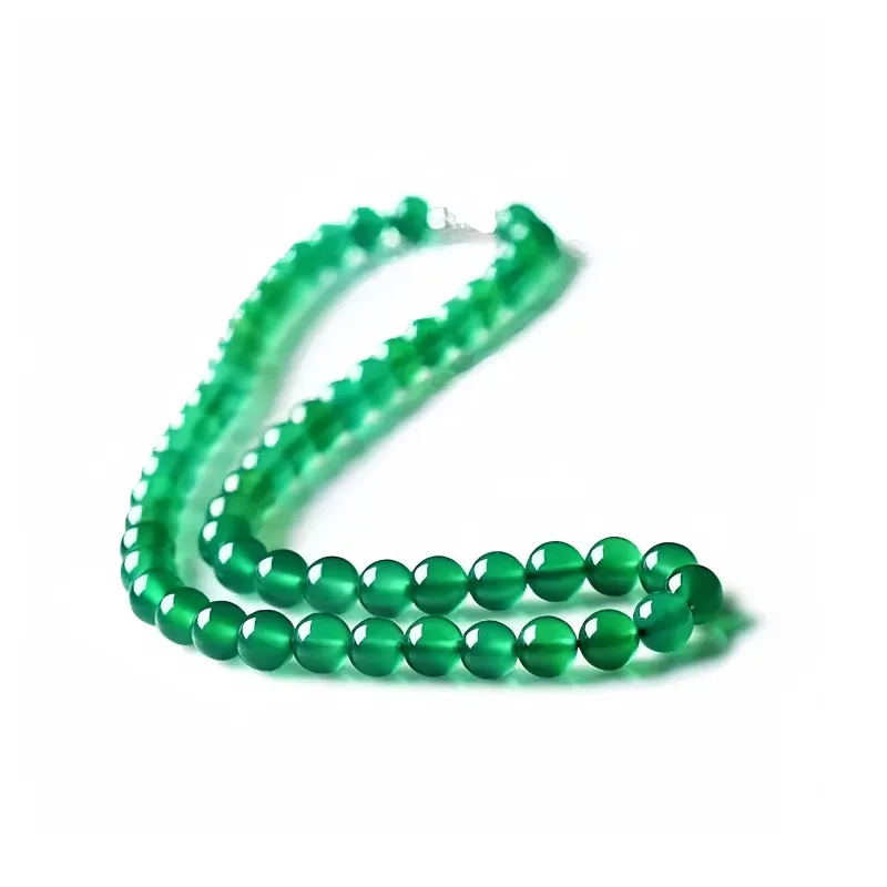 Lingxiang Yurun Chalcedony Necklaces Women's-4