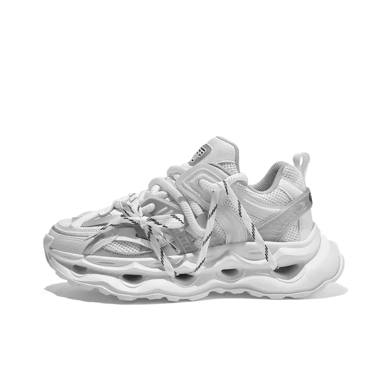 TCELLARS Cushioning Wear Resistant Lightweight Height Increasing Rebound Low Top Running Shoes Unisex Exclusive Box-1