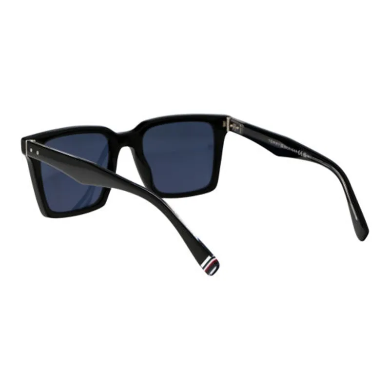 Tommy Hilfiger Rectangular Sunglasses Men's Black-3