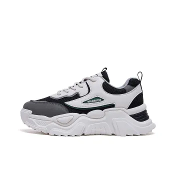 Warrior Slip Resistant Breathable Lightweight Height Increasing Low Top Chunky Sneakers Women's