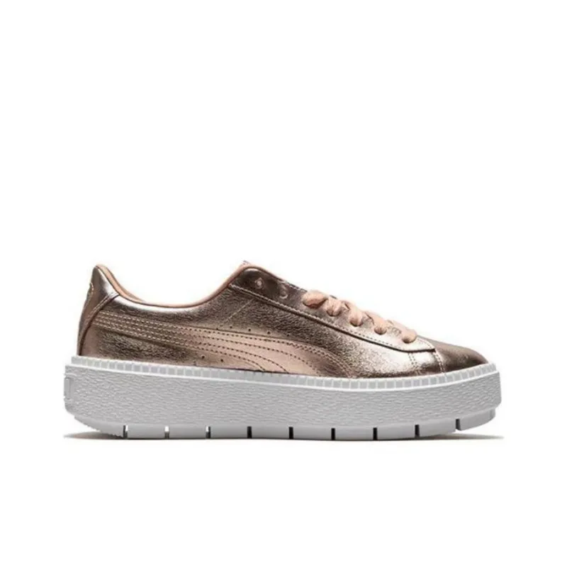 PUMA Basket Platform Trace Luxe 'Dusty Coral' Women's-1