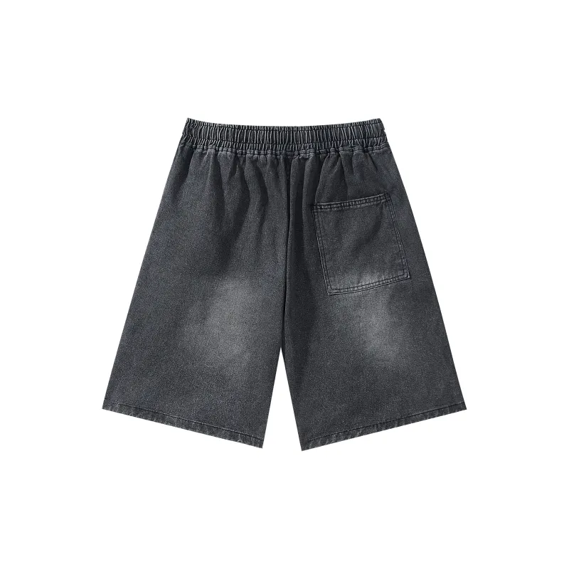 DUNHUANG INSPIRATION Denim Shorts Unisex-1