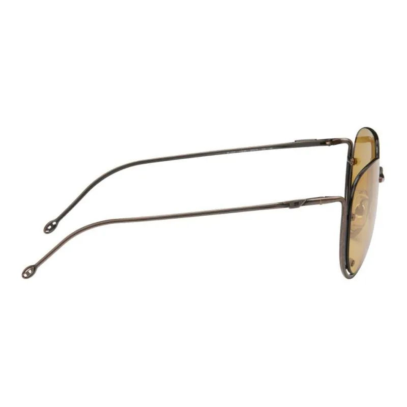 DIESEL Metal Irregular Shape Sunglasses Women's Black-2