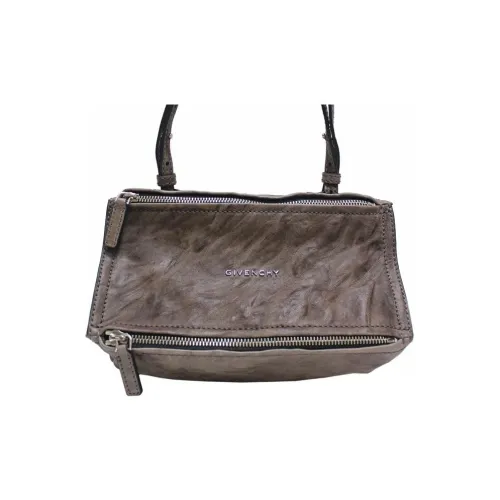 GIVENCHY Sheepskin Handbag Shoulder Bag Women's Brown