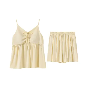 Top Melon Pajama Set Women's Daffodil Yellow