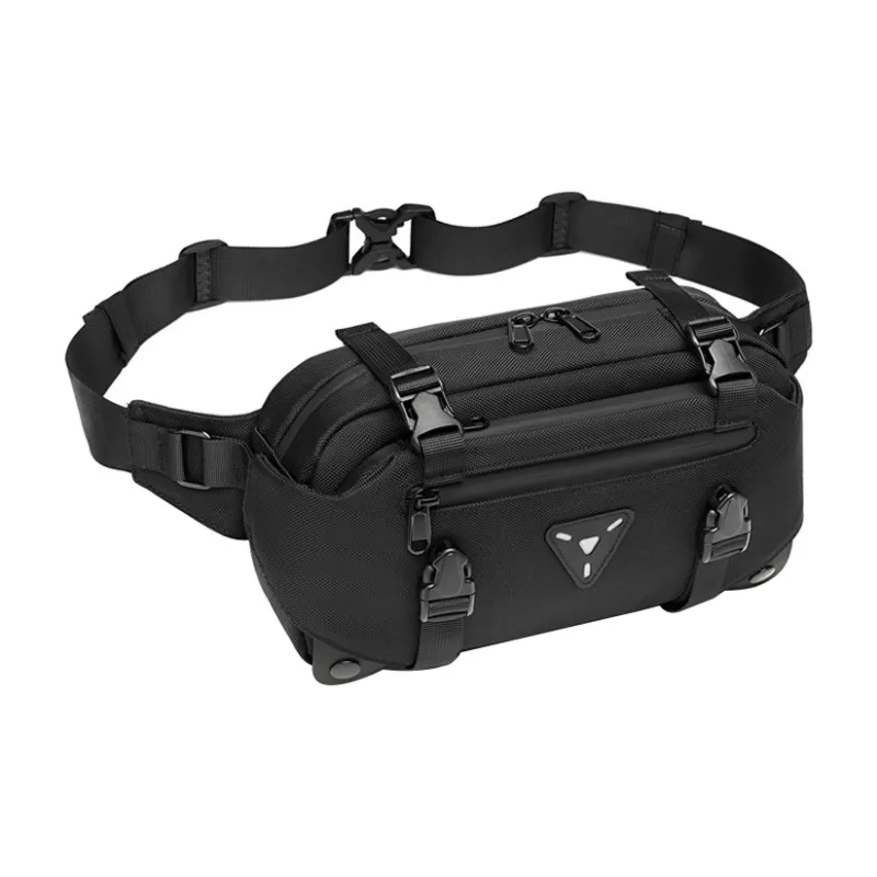 CMLZIUA Oxford Fanny Pack Regular Men's Black \ Military Green \ Royal Blue \ Camouflage \ Dark Gray-1