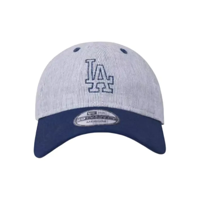 New Era Cotton Polyester Baseball Caps Unisex Gray-1