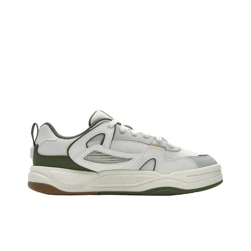 FILA FUSION BANK II Abrasion Resistant Low Top Skateboard Shoes Men's White-1