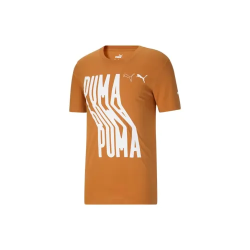 PUMA Wavy Baby T-Shirts Men Desert Tan