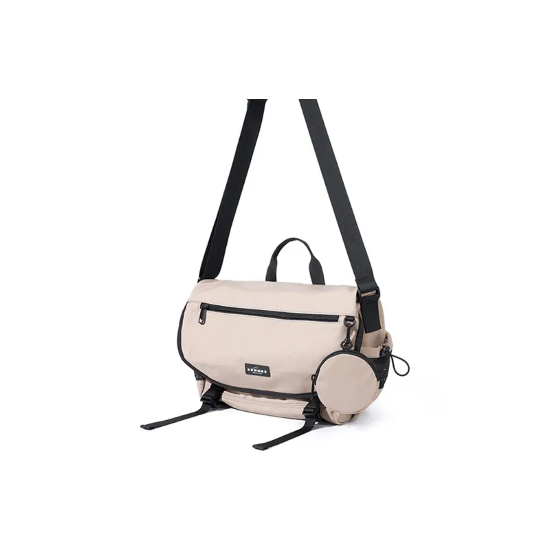 NOXXON Nylon Fabric Shoulder Bag Crossbody Bag Regular Men's Khaki-2