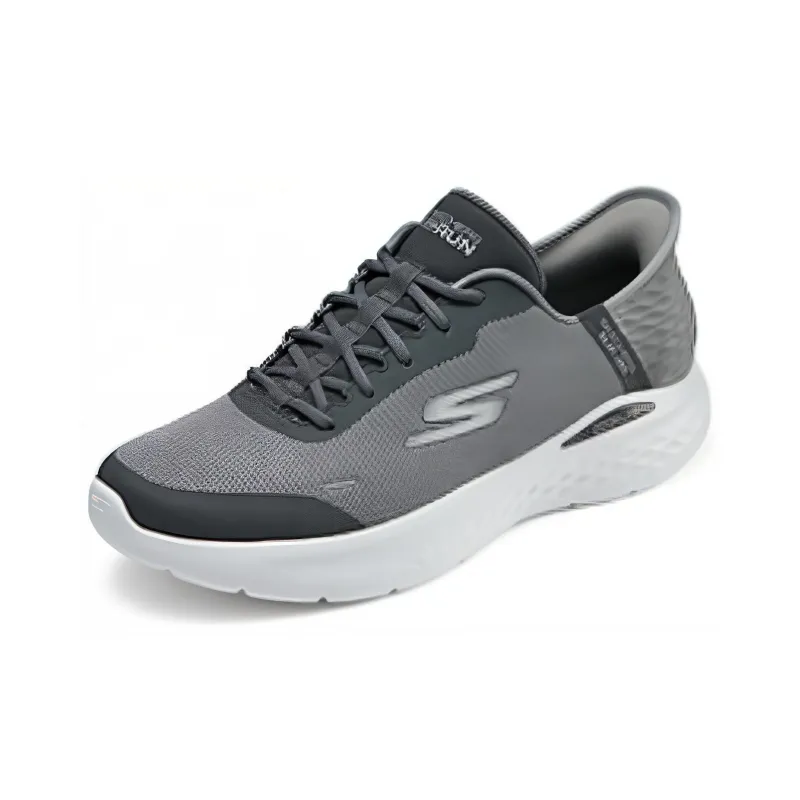 Skechers GO RUN Durable Breathable Low Top Casual Running Shoes Men's Gray-2