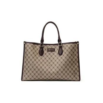 SANTA BARBARA POLO & RACQUET CLUB PVC Printed Fabric Handbag Regular Women's Gray