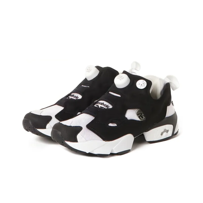 Reebok Instapump Fury Og Hollow Out Splicing Shoes/Sneakers Unisex Black White-3