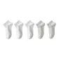 5 Pack (3 Pure White+2 Gray White)
