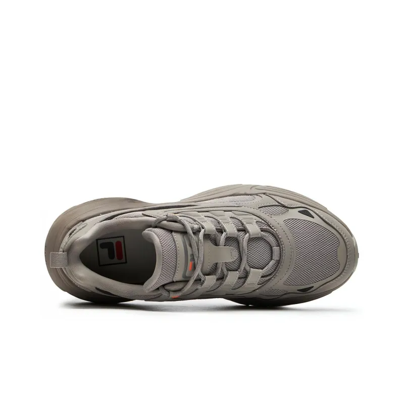 FILA Cube Cushioned Breathable Slip-Resistant Low-Top Casual Shoes Women's Faded Dove Gray-3