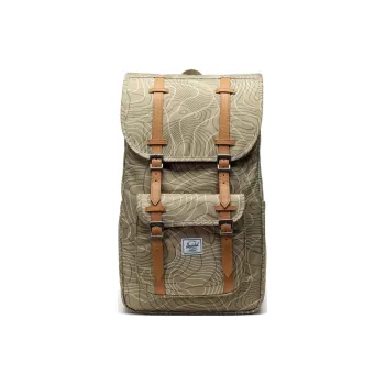 Herschel Recycled Fabric Backpack Unisex Twill Khaki