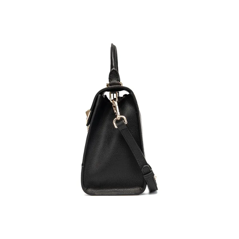 SANTA BARBARA POLO & RACQUET CLUB Cow Leather Shoulder Bag, Crossbody Bag, Handbag Women's Red-12