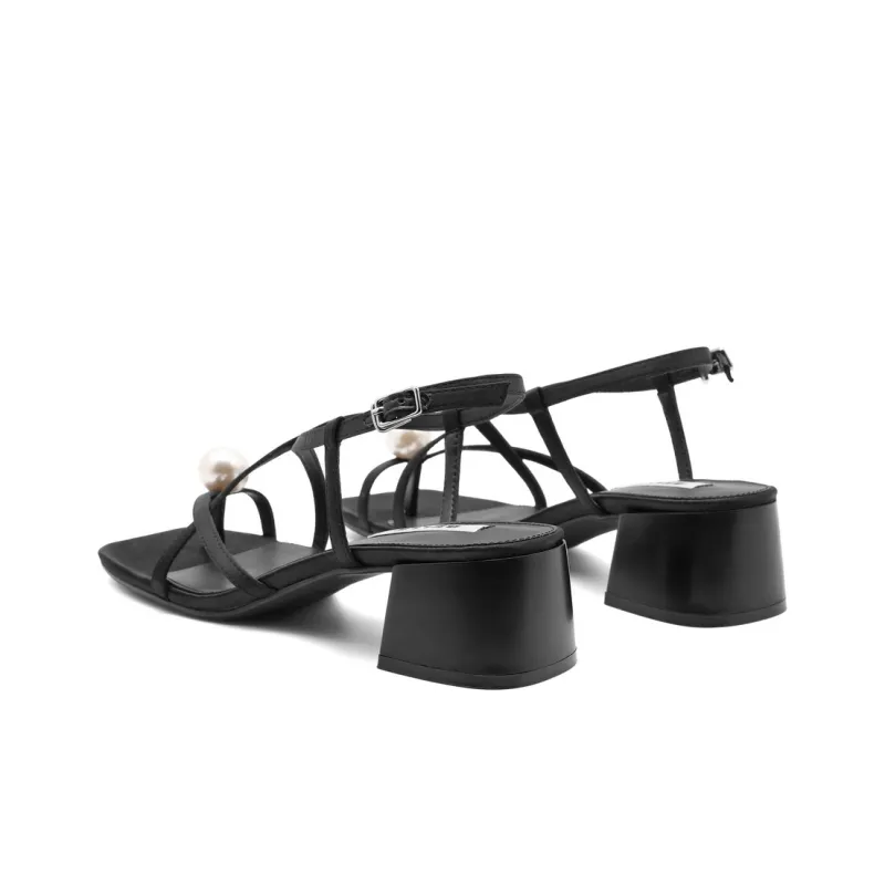 BELLE One Strap Sandals 4.5CM Women's Pink, Black-3