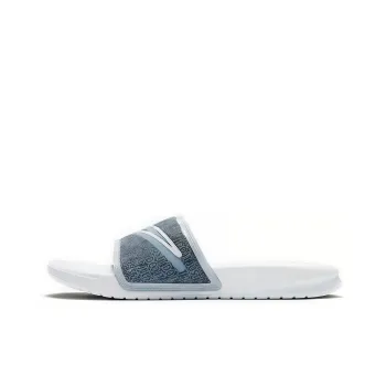 Nike Benassi Lx White Blue Slippers 'White Blue' Women's