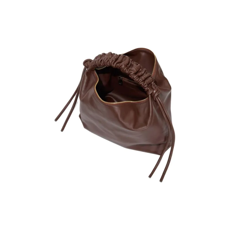 PROENZA SCHOULER Lambskin Handbag Shoulder Bag Medium Size Women's Mocha-3