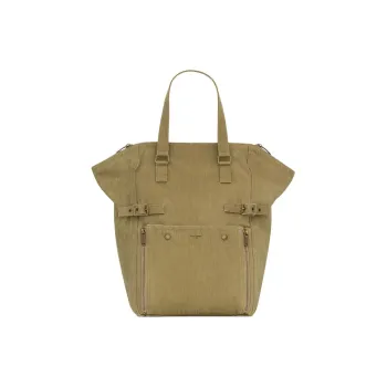 SAINT LAURENT Canvas Canvas Bag Tote Bag Shopping Bag Handbag Men's Green